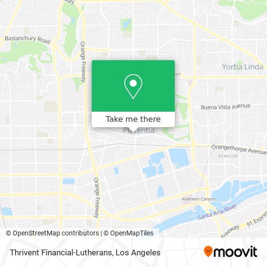 Thrivent Financial-Lutherans map