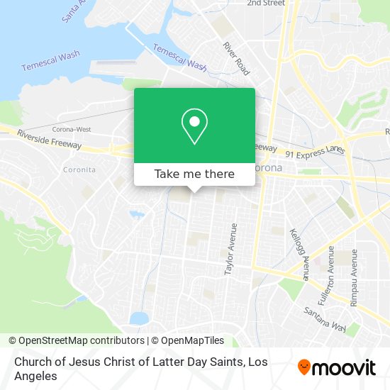 Church of Jesus Christ of Latter Day Saints map