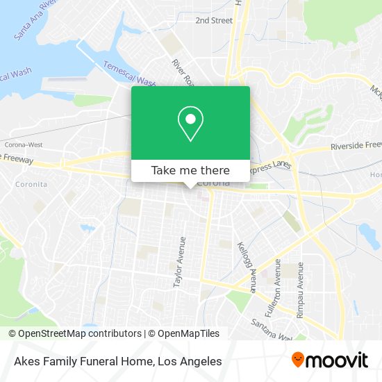 Akes Family Funeral Home map