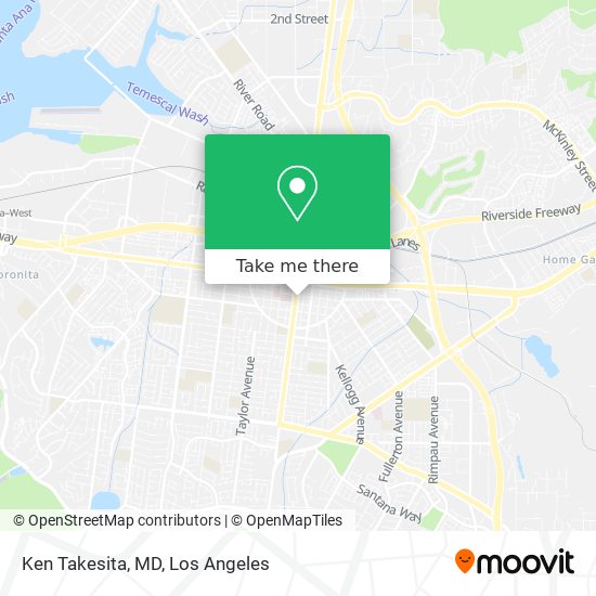 Ken Takesita, MD map