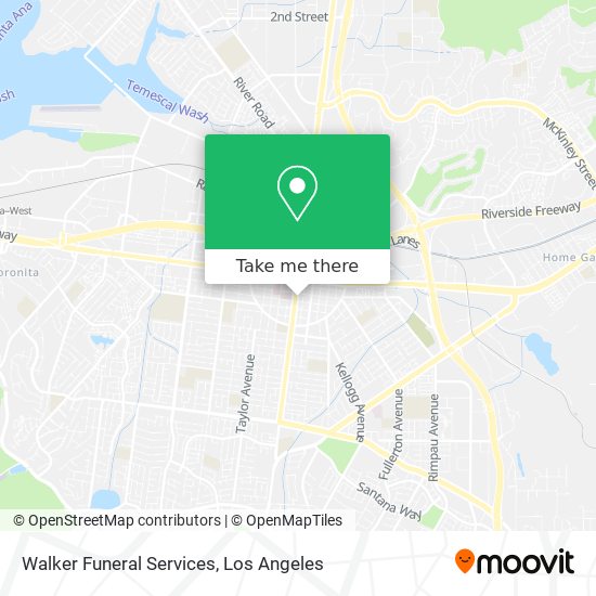 Walker Funeral Services map