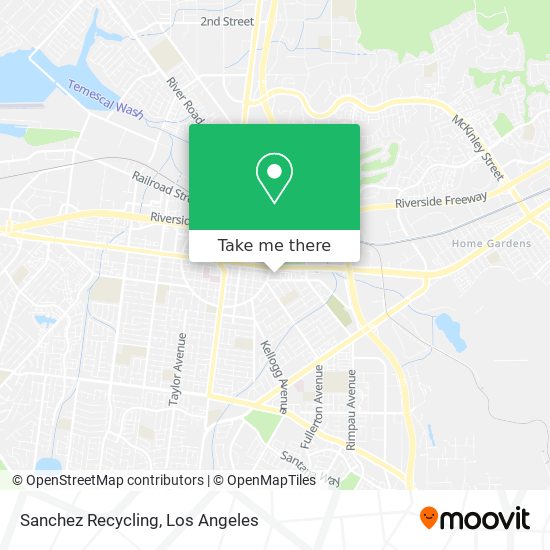 Mapa de Sanchez Recycling