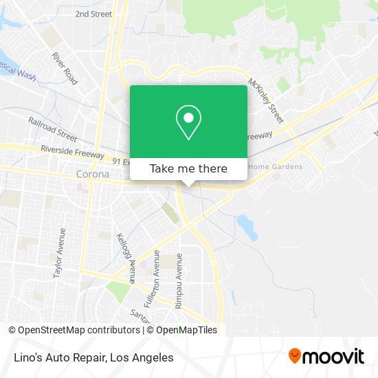 Lino's Auto Repair map