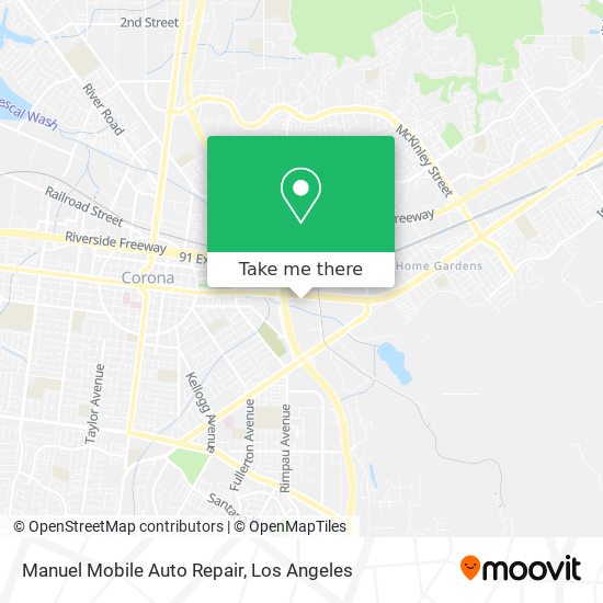 Mapa de Manuel Mobile Auto Repair