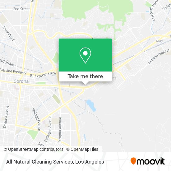 Mapa de All Natural Cleaning Services