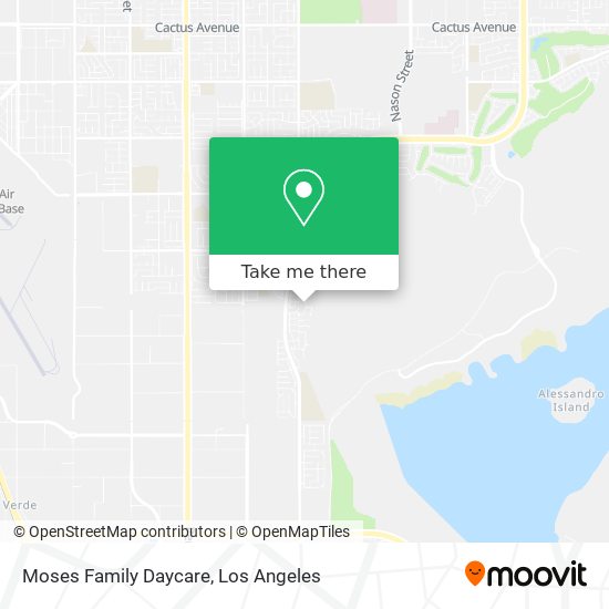 Moses Family Daycare map