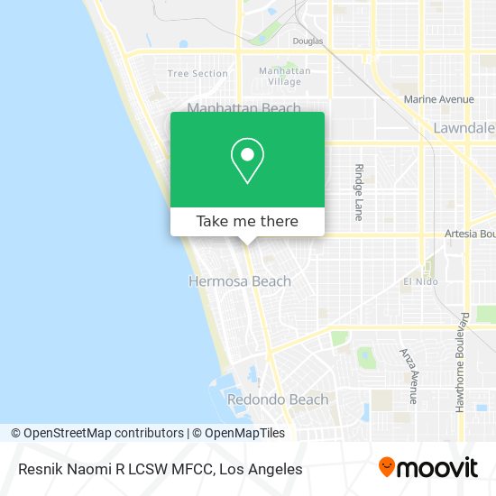 Resnik Naomi R LCSW MFCC map