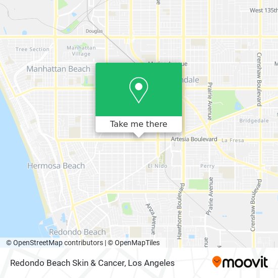 Redondo Beach Skin & Cancer map