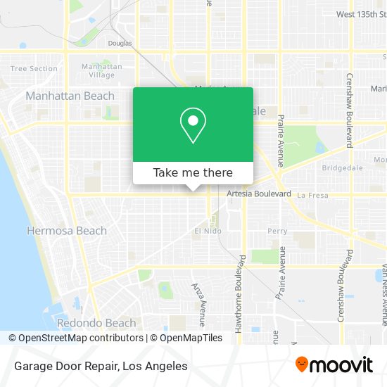 Mapa de Garage Door Repair