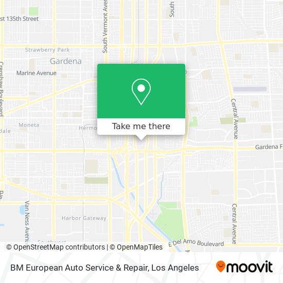 Mapa de BM European Auto Service & Repair