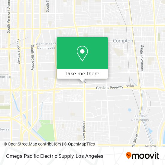 Omega Pacific Electric Supply map