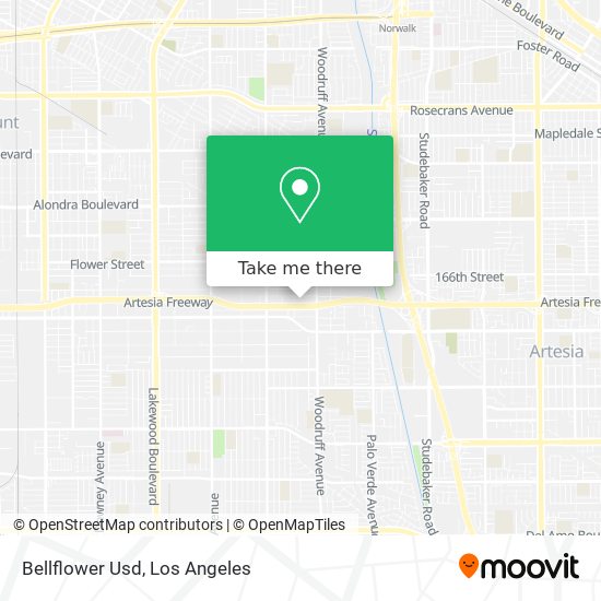 Bellflower Usd map