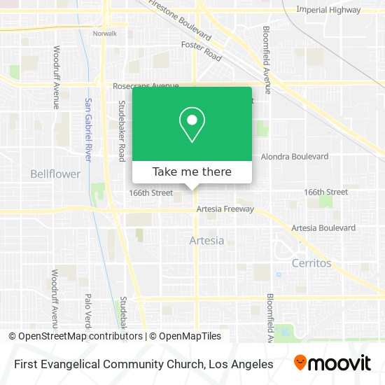 Mapa de First Evangelical Community Church