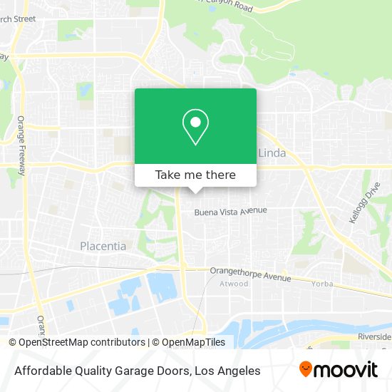 Affordable Quality Garage Doors map