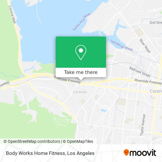 Body Works Home Fitness map