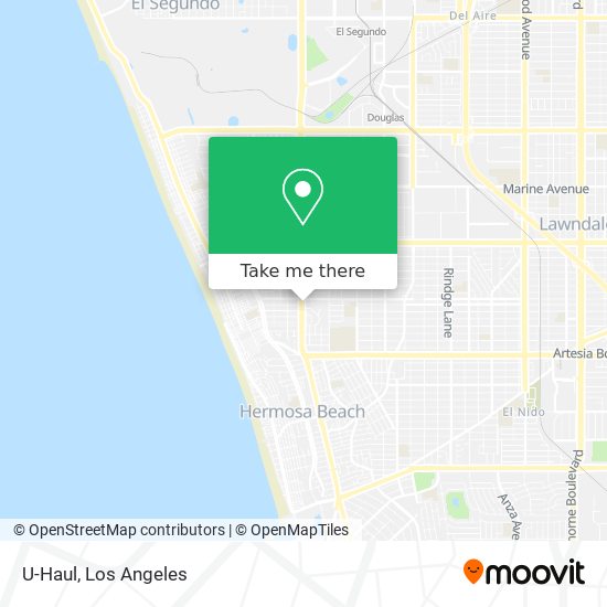 U-Haul map