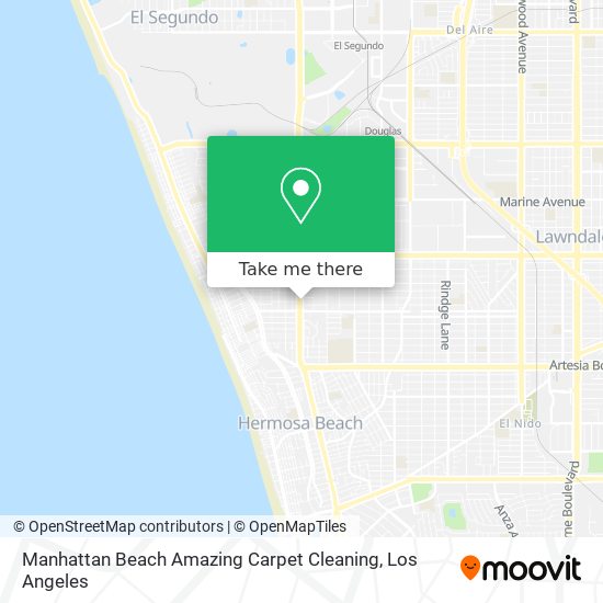 Mapa de Manhattan Beach Amazing Carpet Cleaning