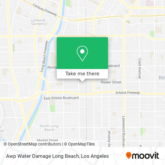 Mapa de Awp Water Damage Long Beach