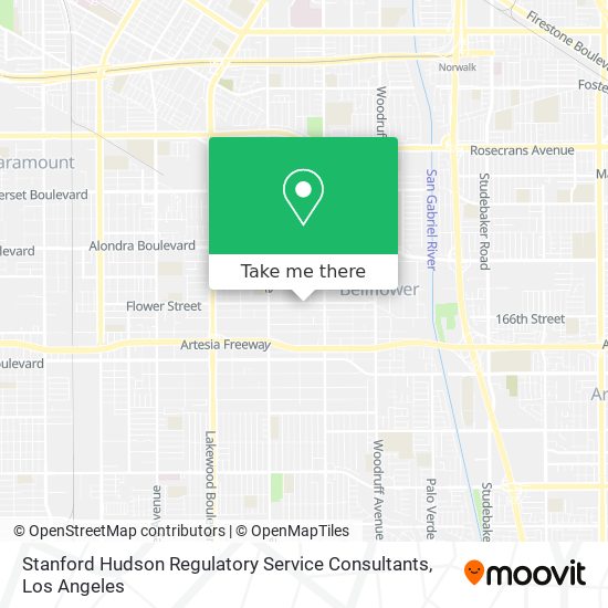 Stanford Hudson Regulatory Service Consultants map