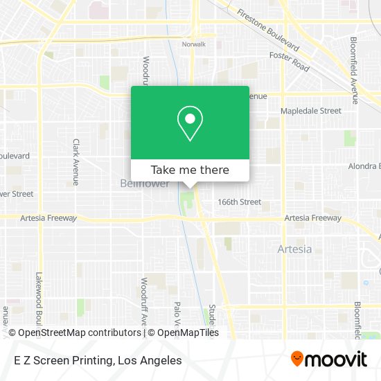 E Z Screen Printing map