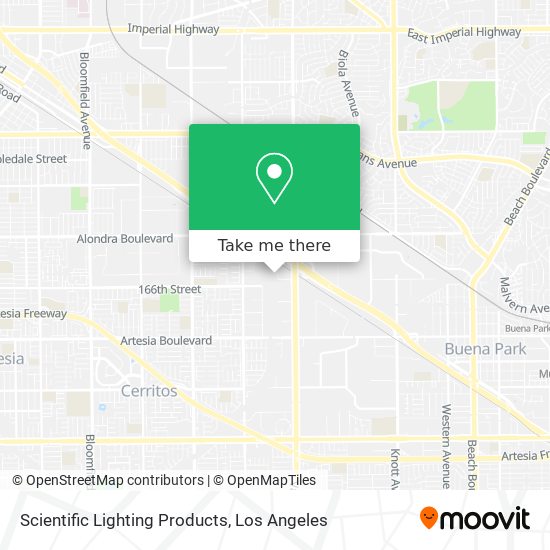 Scientific Lighting Products map