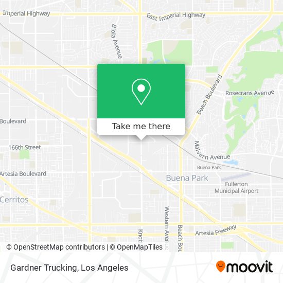 Gardner Trucking map