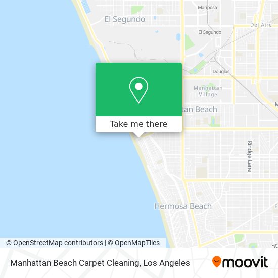 Manhattan Beach Carpet Cleaning map