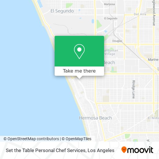 Set the Table Personal Chef Services map