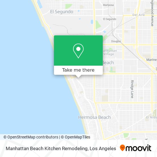 Manhattan Beach Kitchen Remodeling map