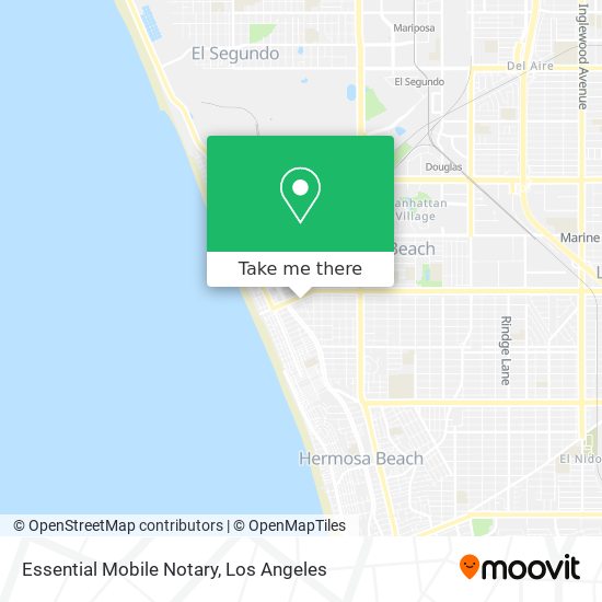 Essential Mobile Notary map