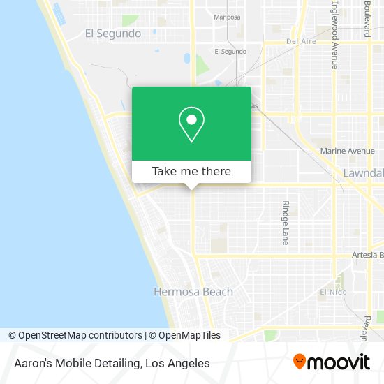 Aaron's Mobile Detailing map