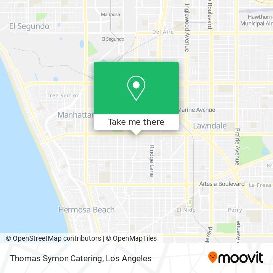 Thomas Symon Catering map