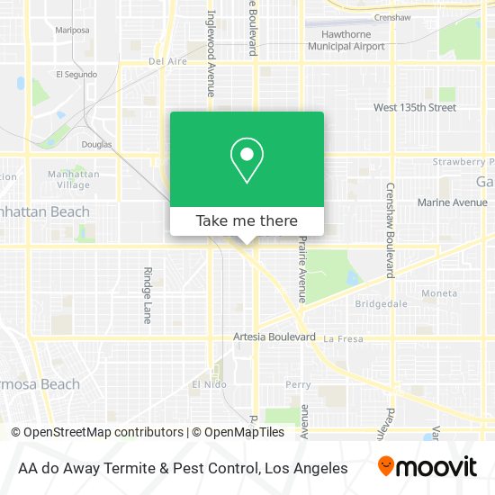 AA do Away Termite & Pest Control map