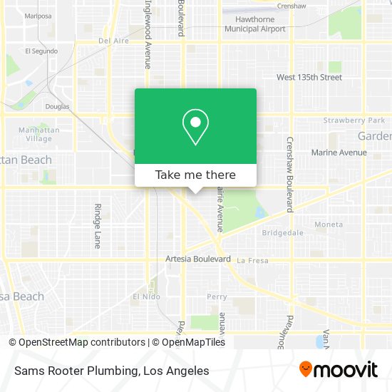 Sams Rooter Plumbing map