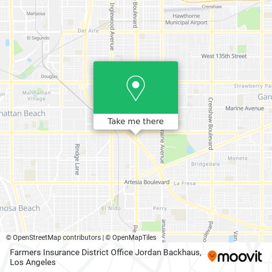 Mapa de Farmers Insurance District Office Jordan Backhaus