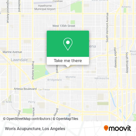 Mapa de Won's Acupuncture