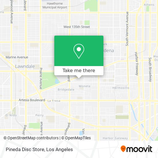 Pineda Disc Store map