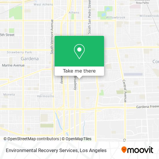 Mapa de Environmental Recovery Services