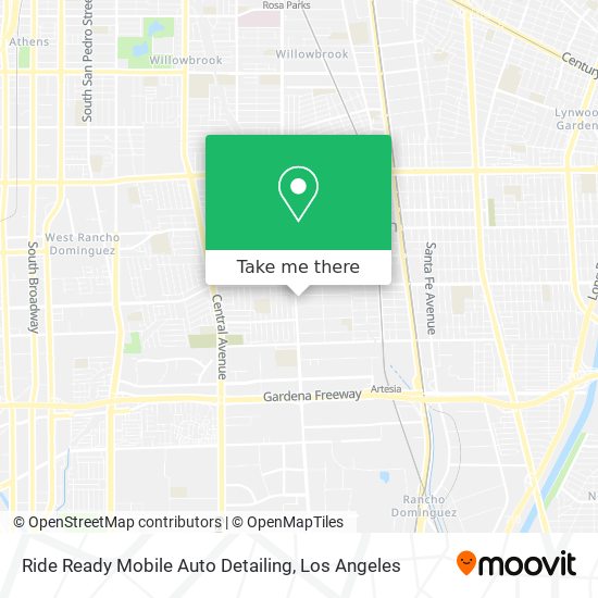 Ride Ready Mobile Auto Detailing map
