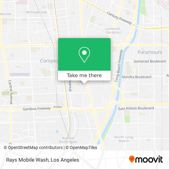 Rays Mobile Wash map