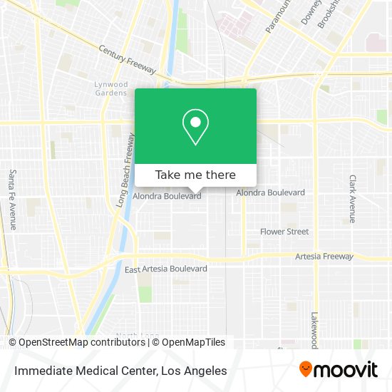 Mapa de Immediate Medical Center