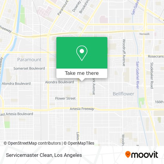 Servicemaster Clean map