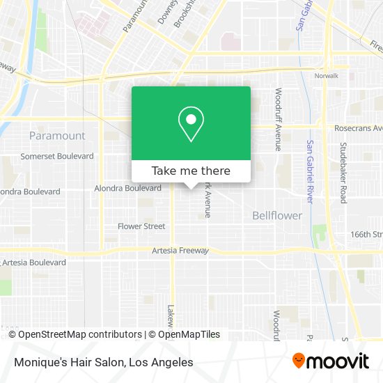 Monique's Hair Salon map