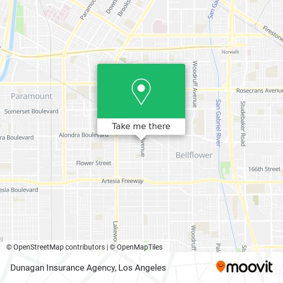 Mapa de Dunagan Insurance Agency