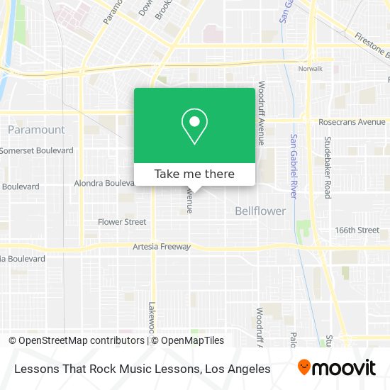 Lessons That Rock Music Lessons map