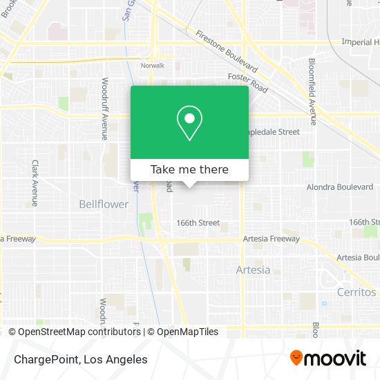 ChargePoint map