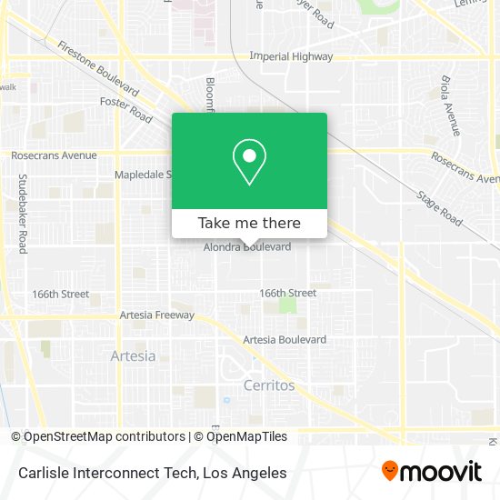 Mapa de Carlisle Interconnect Tech