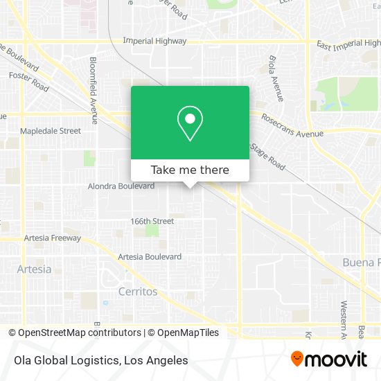 Ola Global Logistics map