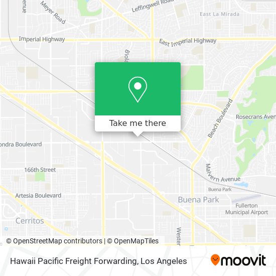 Hawaii Pacific Freight Forwarding map