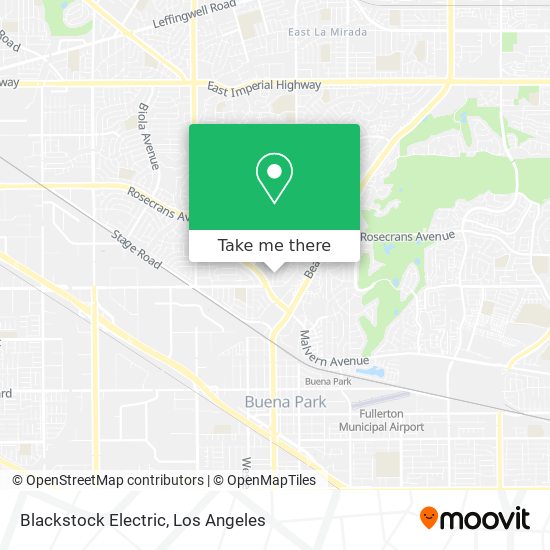 Blackstock Electric map